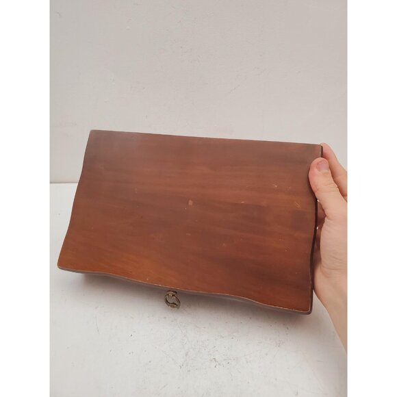 Vintage Gunther Mele 1970's wooden jewelry box. Jewellery . Vintage wooden - Picture 5 of 10